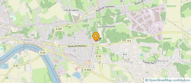 localisation de l'entreprise DONMARTIN à REYRIEUX