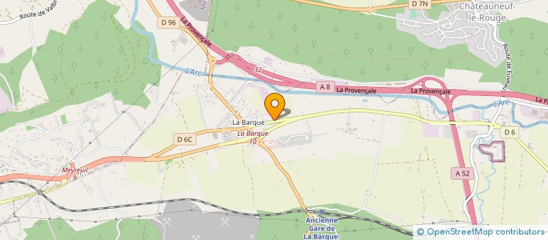 localisation de l'entreprise DONNA à FUVEAU