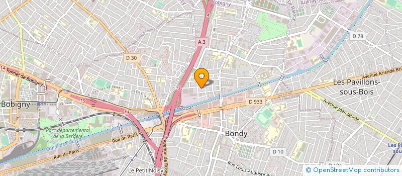 localisation de l'entreprise DONNA à BONDY