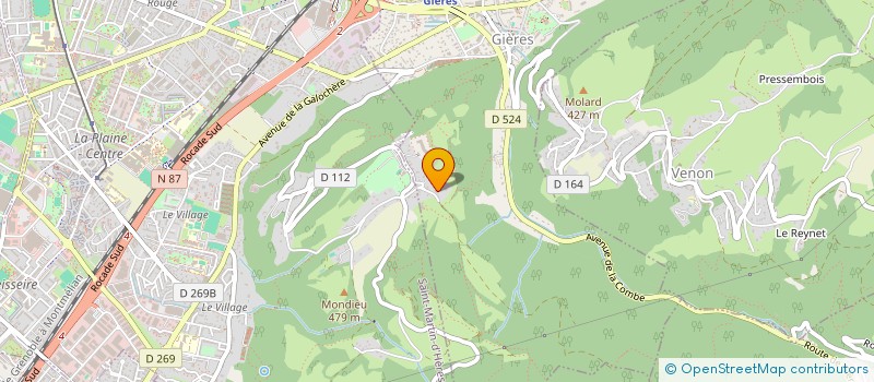 localisation de l'entreprise DONNA BELLA  GIERES