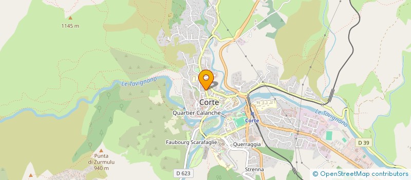 localisation de l'entreprise DONNA DEA à CORTE