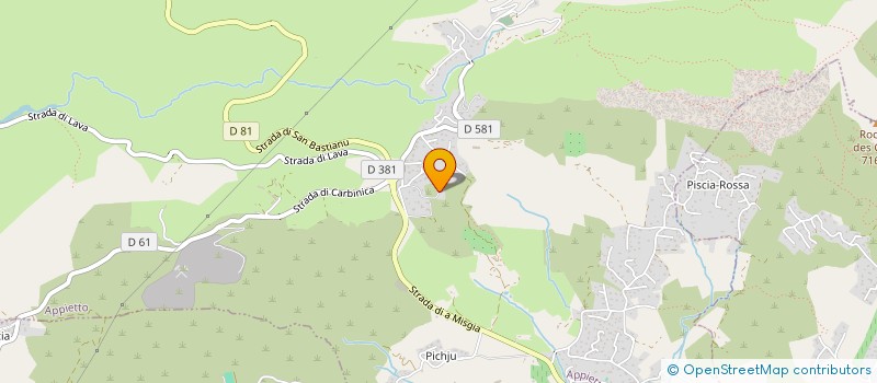 localisation de l'entreprise DONNA GAZELLE  APPIETTO