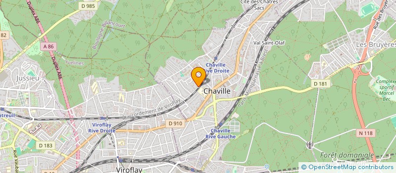 localisation de l'entreprise DONNA LEE à CHAVILLE
