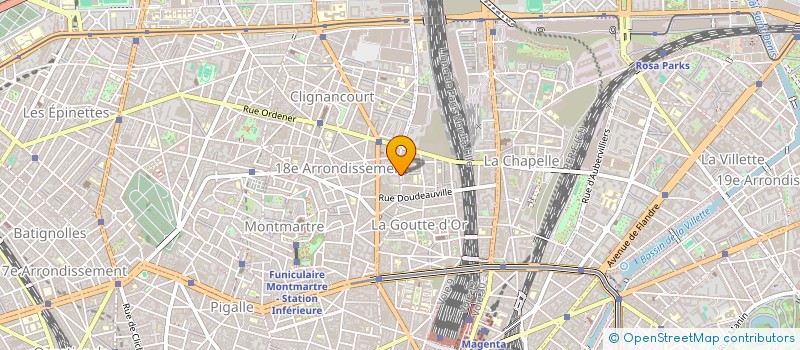 localisation de l'entreprise DONNA MISS à PARIS