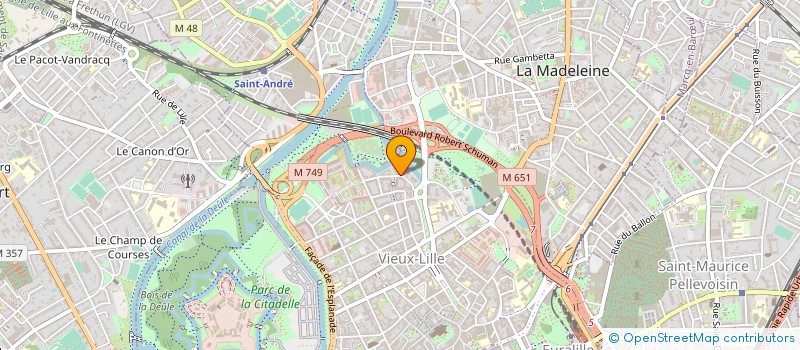 localisation de l'entreprise DONNA & NOTTE FRANCE à LILLE