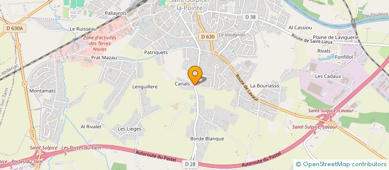 localisation de l'entreprise DONNABELLA  SAINT-SULPICE-LA-POINTE