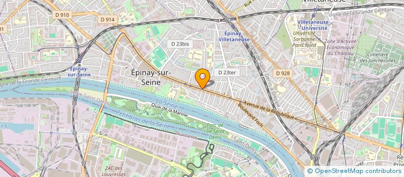 localisation de l'entreprise DONNANT-DONNANT à EPINAY-SUR-SEINE