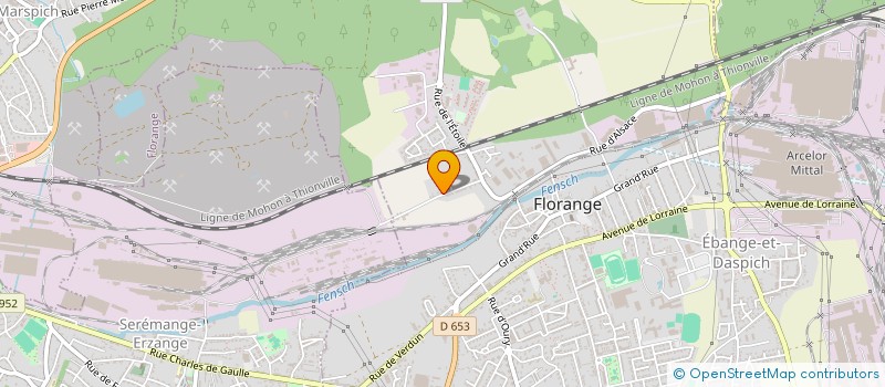 localisation de l'entreprise DONNARUMMA ZIEGLER ASSOCIES à FLORANGE