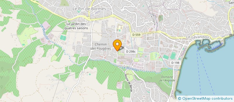 localisation de l'entreprise DONNE MOI TA MAIN à BORMES-LES-MIMOSAS
