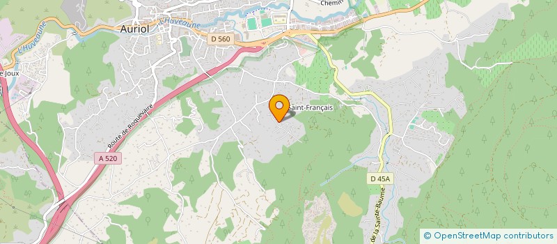 localisation de l'entreprise DONNE NOUS 13 ANS ... à AURIOL