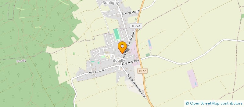 localisation de l'entreprise DONNE TON SOUTIF  BOUILLY