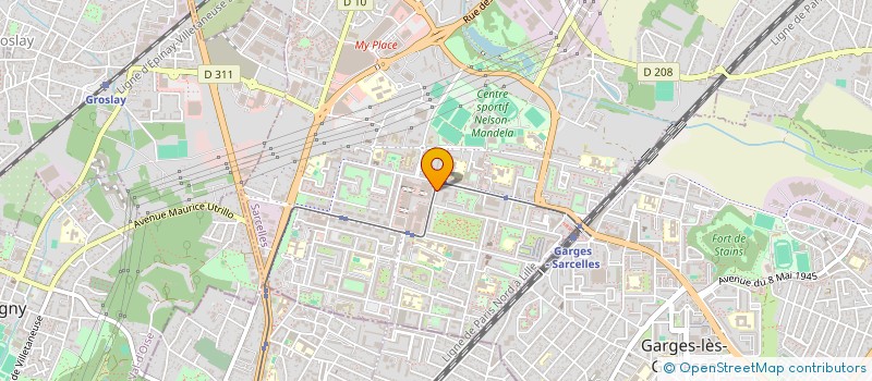 localisation de l'entreprise DONNER POUR LES AUTRES à SARCELLES