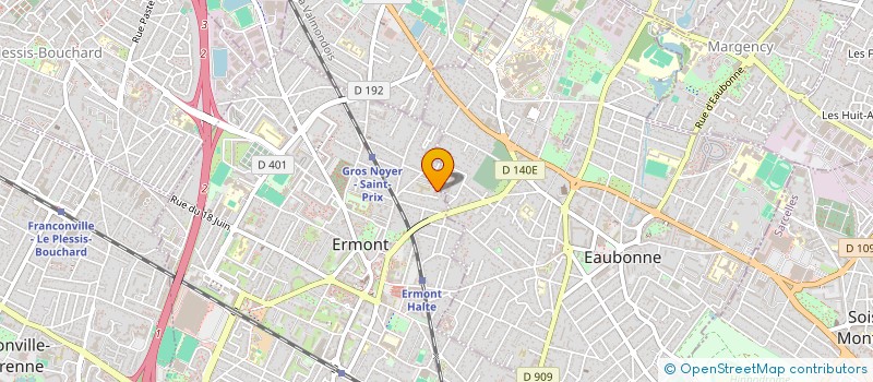 localisation de l'entreprise DONNER & RECEVOIR à ERMONT