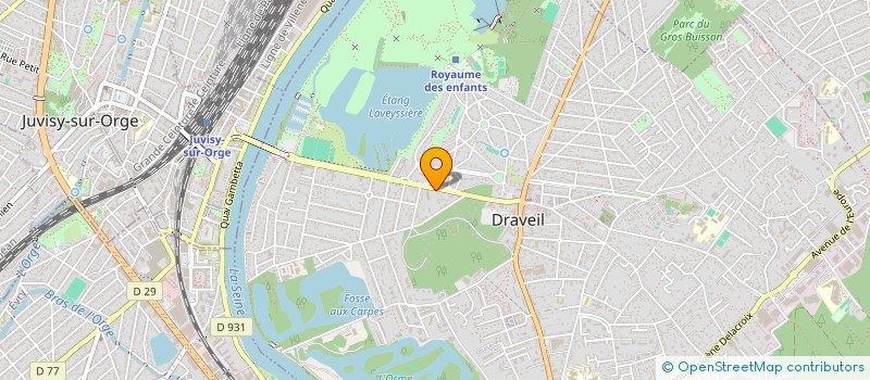 localisation de l'entreprise DONNER UN ESPOIR à DRAVEIL