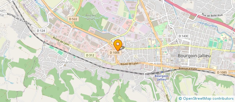 localisation de l'entreprise DONNES MOI UNE DATE!  BOURGOIN-JALLIEU