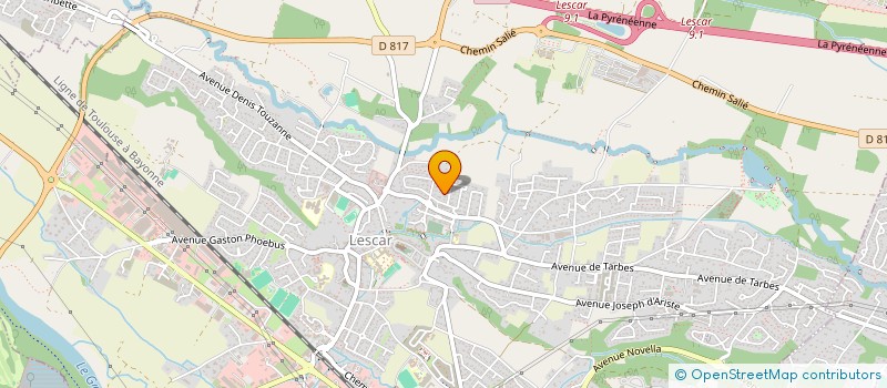 localisation de l'entreprise DONNET  LESCAR