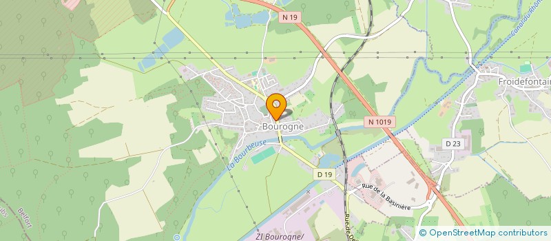 localisation de l'entreprise DONNET SARL à BOUROGNE