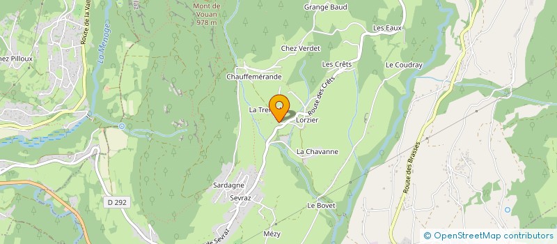 localisation de l'entreprise DONNEURS DE SANG BENEVOLES - AMICALE CLAUDE MERVEILLE à VIUZ-EN-SALLAZ