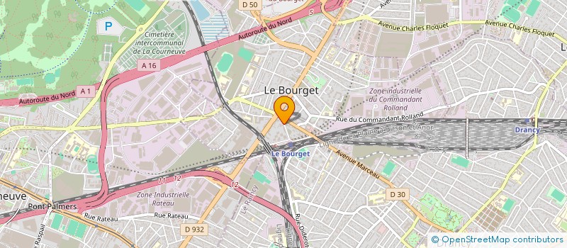localisation de l'entreprise DONNEZ-LEUR DES AILES à LE BOURGET