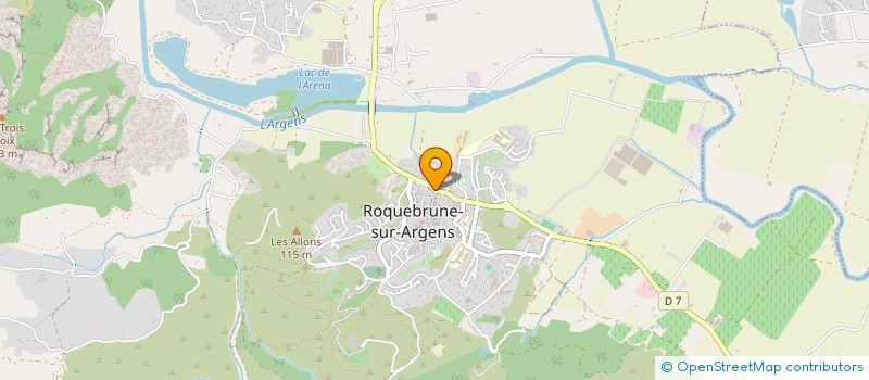 localisation de l'entreprise DONNIE & GLYDE  ROQUEBRUNE-SUR-ARGENS