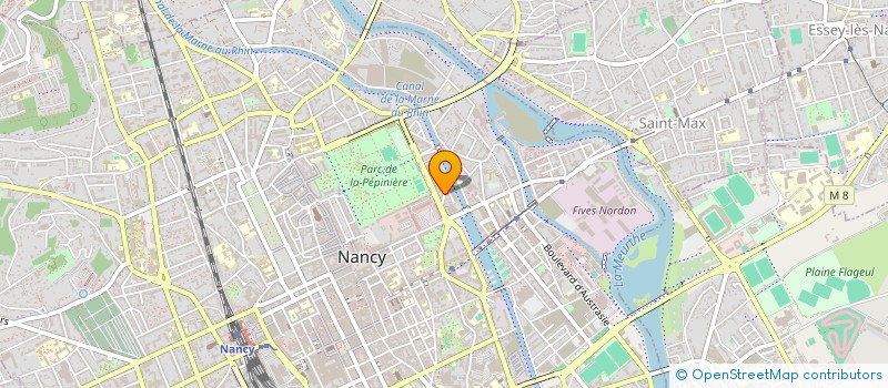 localisation de l'entreprise DONNINGER  NANCY