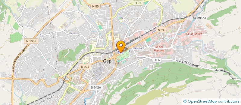 localisation de l'entreprise DONNINI MONDON RICATTO  GAP