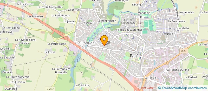 localisation de l'entreprise DONNIO à PACE