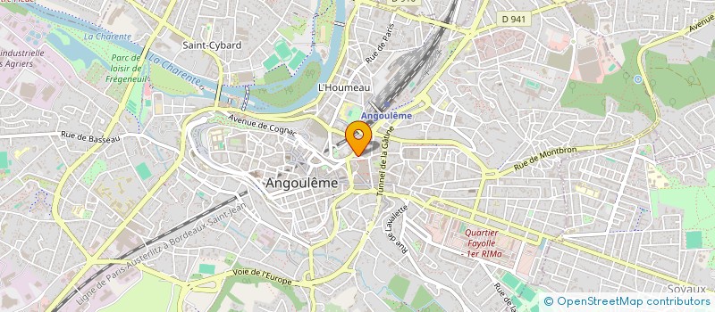 localisation de l'entreprise DONNOLA-ELIAS à ANGOULEME