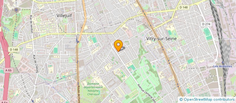 localisation de l'entreprise DONNONS, AIDONS, TROQUONS DANS LE 94 à VITRY-SUR-SEINE