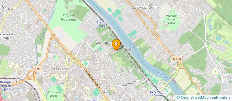 localisation de l'entreprise DONNONS DES ELLES AU VELO - EVRY COURCOURONNES  EVRY-COURCOURONNES