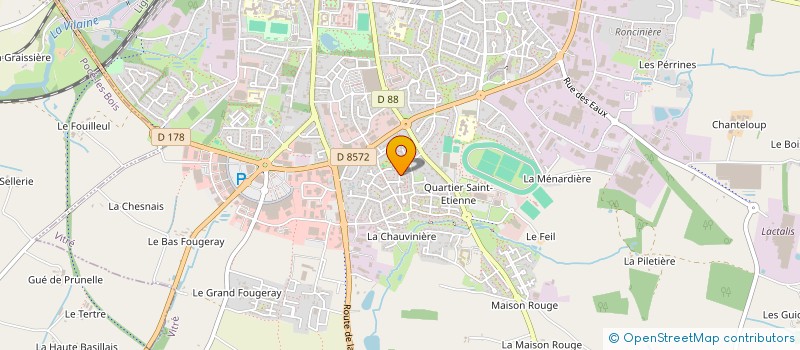 localisation de l'entreprise DONNONS-NOUS LA MAIN à VITRE