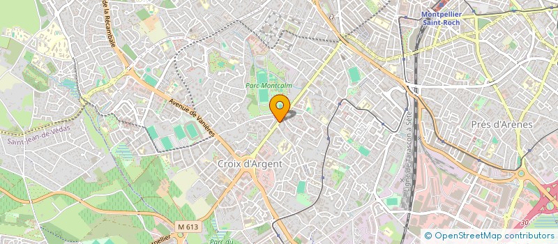 localisation de l'entreprise DONNONS NOUS LES MAINS (DNLM) à MONTPELLIER