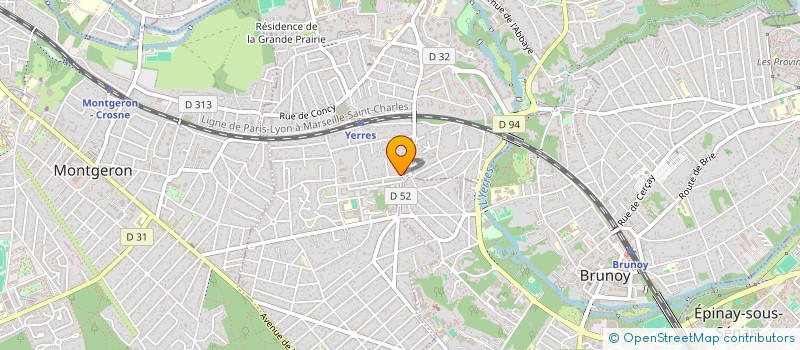 localisation de l'entreprise DONOLIV à YERRES