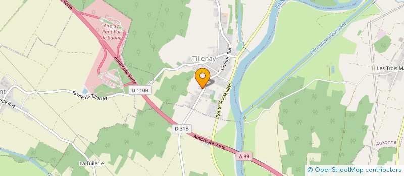 localisation de l'entreprise DONOLO à FLAGEY-LES-AUXONNE