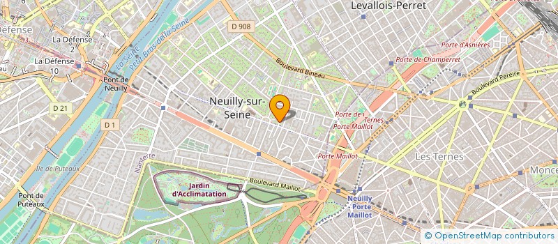 localisation de l'entreprise DONOMA à NEUILLY-SUR-SEINE