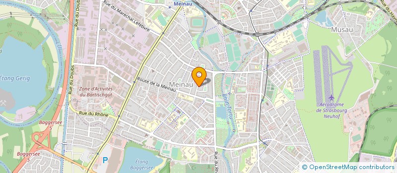 localisation de l'entreprise DONON-DIFFUSION à STRASBOURG