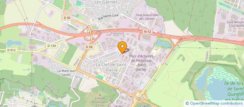 localisation de l'entreprise DONOSE à ELANCOURT