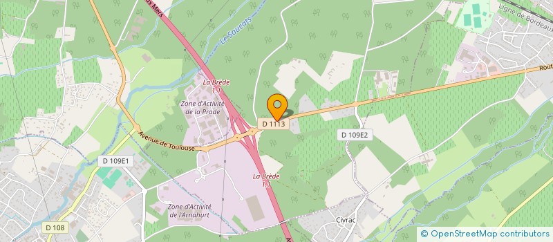localisation de l'entreprise DONOSTIA à AYGUEMORTE-LES-GRAVES