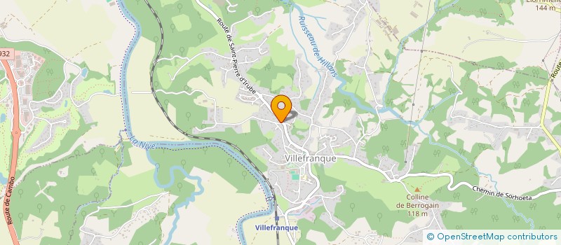 localisation de l'entreprise DONOSTIA  SAINT-PIERRE-D'IRUBE