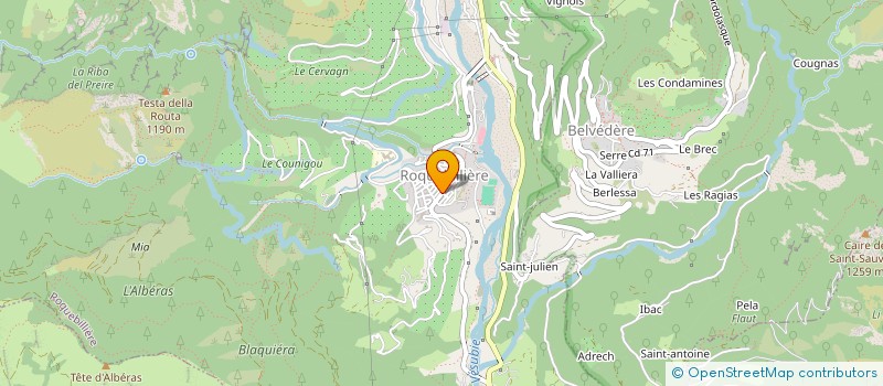 localisation de l'entreprise DONOVAN ET BASTIEN  ROQUEBILLIERE