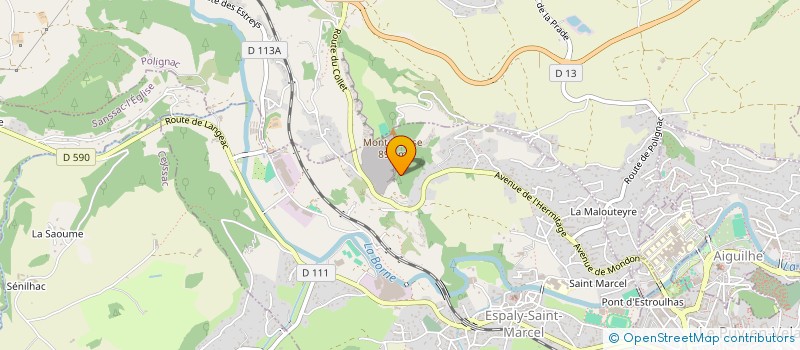 localisation de l'entreprise DONOWA  ESPALY-SAINT-MARCEL