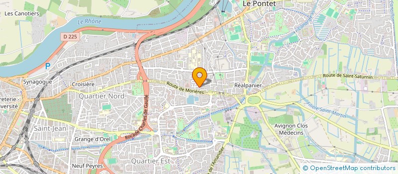 localisation de l'entreprise DONRADON  LE PONTET