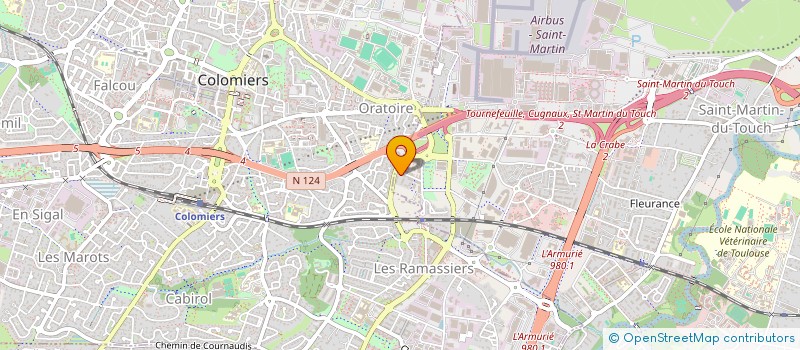 localisation de l'entreprise DONTCHE CONSTRUCTION à TOULOUSE