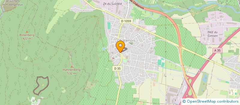 localisation de l'entreprise DONTENVILLE LPA  CHATENOIS