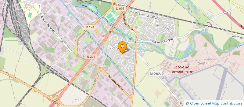localisation de l'entreprise DONTRANSEXPRESS à LONGVIC