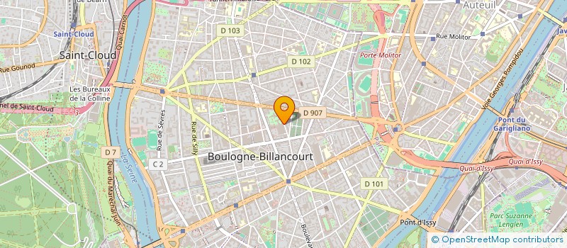 localisation de l'entreprise DONTYOULA à BOULOGNE-BILLANCOURT
