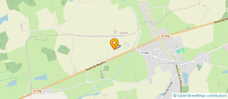 localisation de l'entreprise DONUT  LUSIGNY