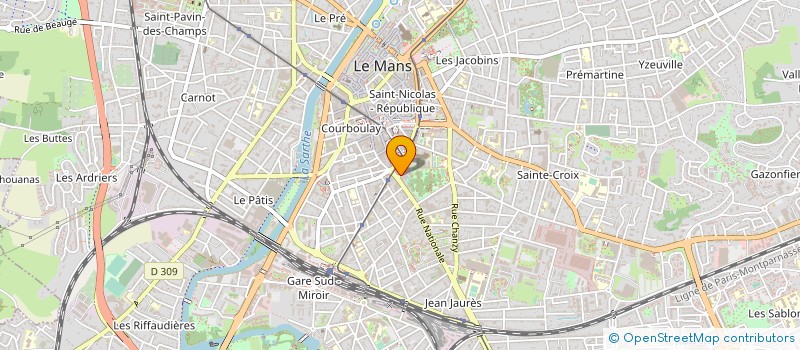 localisation de l'entreprise DONUTE  LE MANS