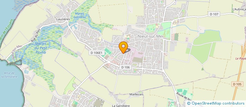 localisation de l'entreprise DONVAL  NIEUL-SUR-MER