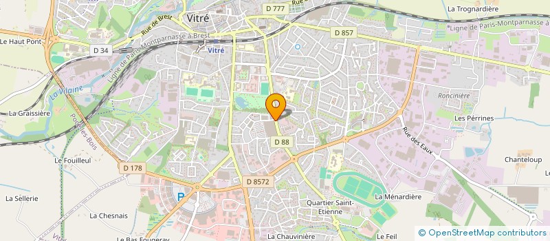 localisation de l'entreprise DONVAL ACOUSTIQUE  VITRE